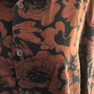 Ted Baker Red and Black Patterned Shirt